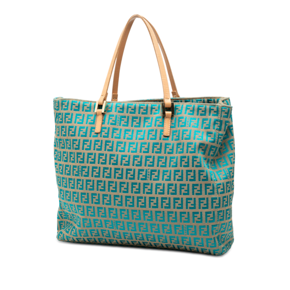 Pre-Loved Fendi Zucchino Canvas Tote - Picture 2 of 8